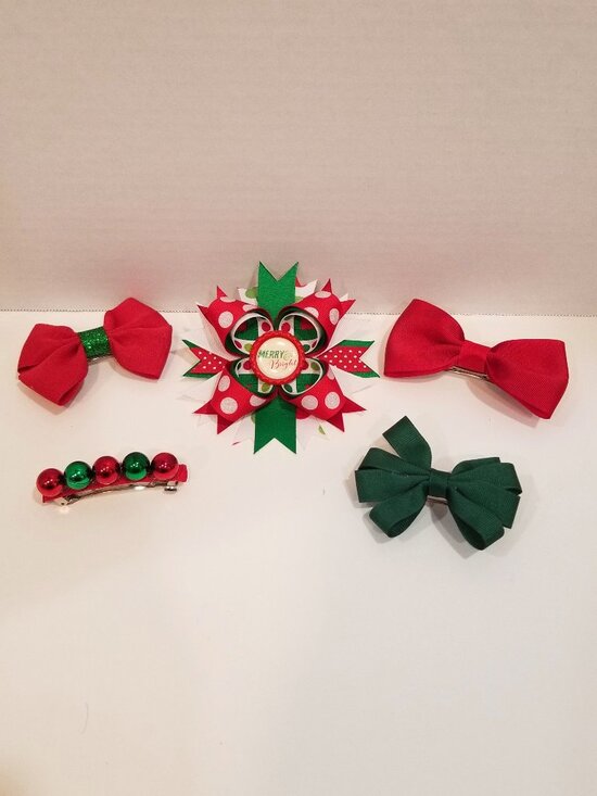 Handmade Other - Girls' Custom Hairbows, Lot of 5